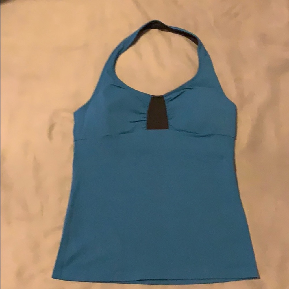 Zobha Blue Halter Top